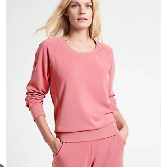 Athleta Tops - Athleta Sundown Sweatshirt In Pink Size XS